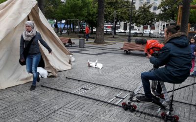 Rodaje de los vídeos de Acampa