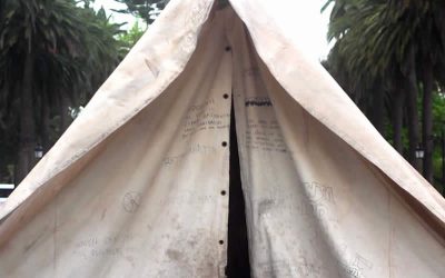 Acampa por la paz y el derecho a refugio